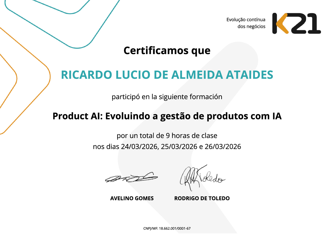 Certificado K21